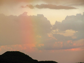 Arcobaleno sopra il Monte Cimone