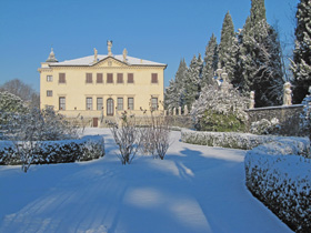 Villa Valmarana ai Nani, veduta invernale